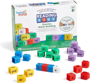 Reading Rods phonics manipulatives