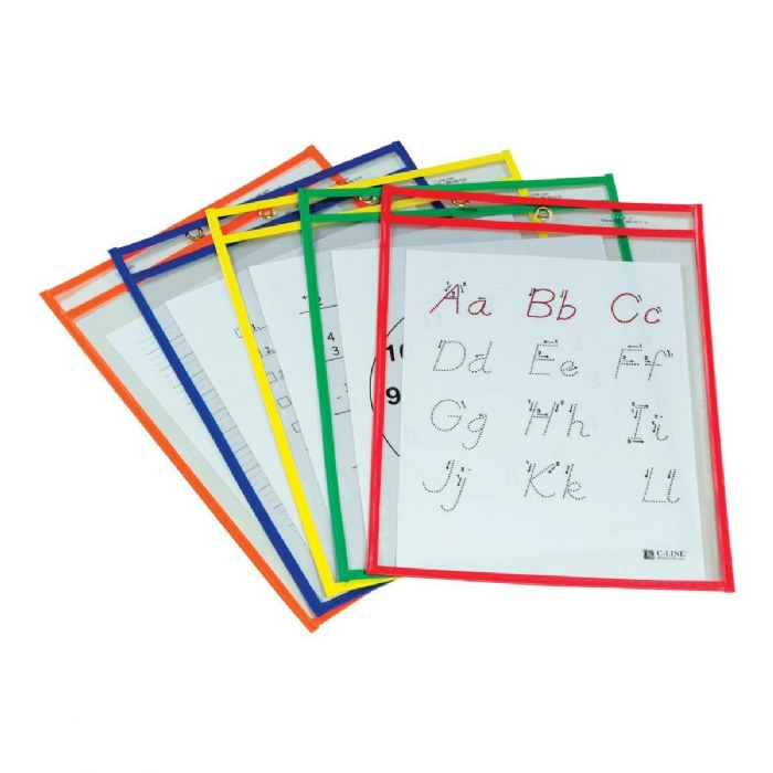 Reusable Dry Erase Sleeves