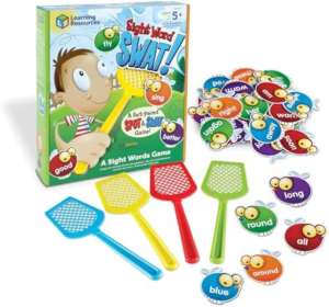 Sight Word Swat phonics game for kids