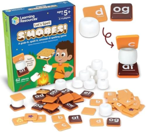 Lets Spell Smores phonics game for kids