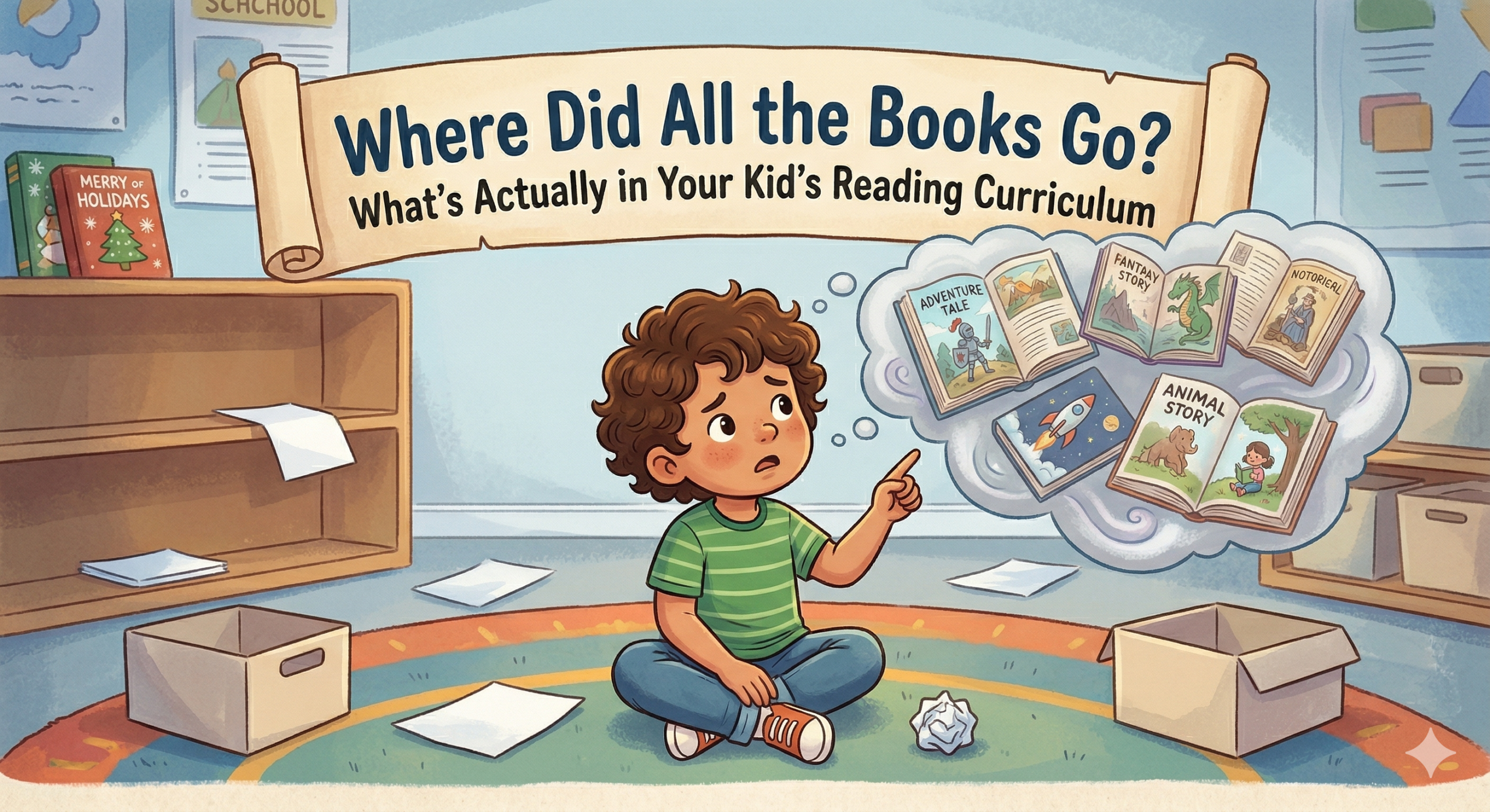 Where Did All the Books Go? What’s Actually in Your Kid’s Reading Curriculum